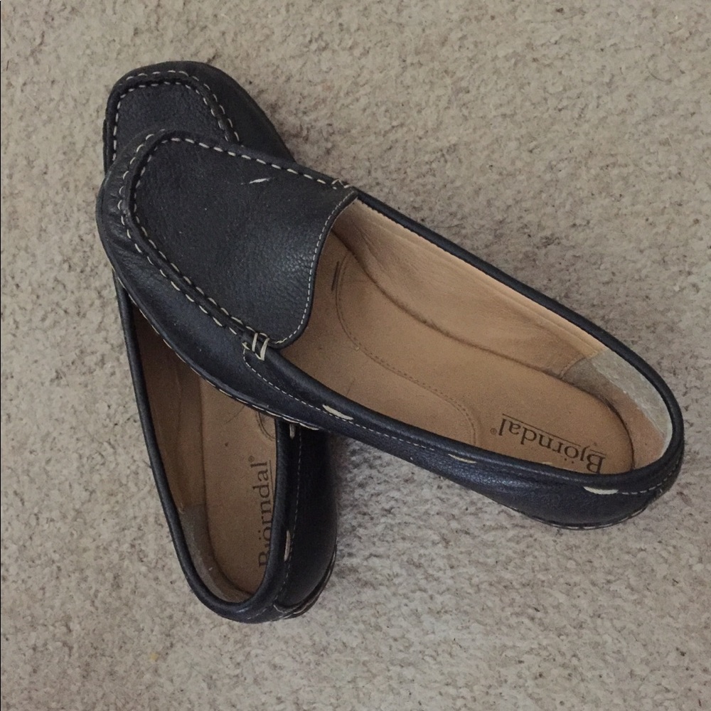 Bjorndal Blythe loafers/slip-on in Black, 7.5